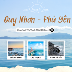 [Quy Nhơn & Phú Yên] Mùa Hè Khám Phá Vùng Biển Xứ Nẫu | Tàu Lửa & Máy Bay 4N4Đ