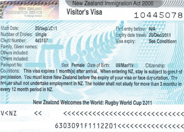 Visa Du Lịch New Zealand