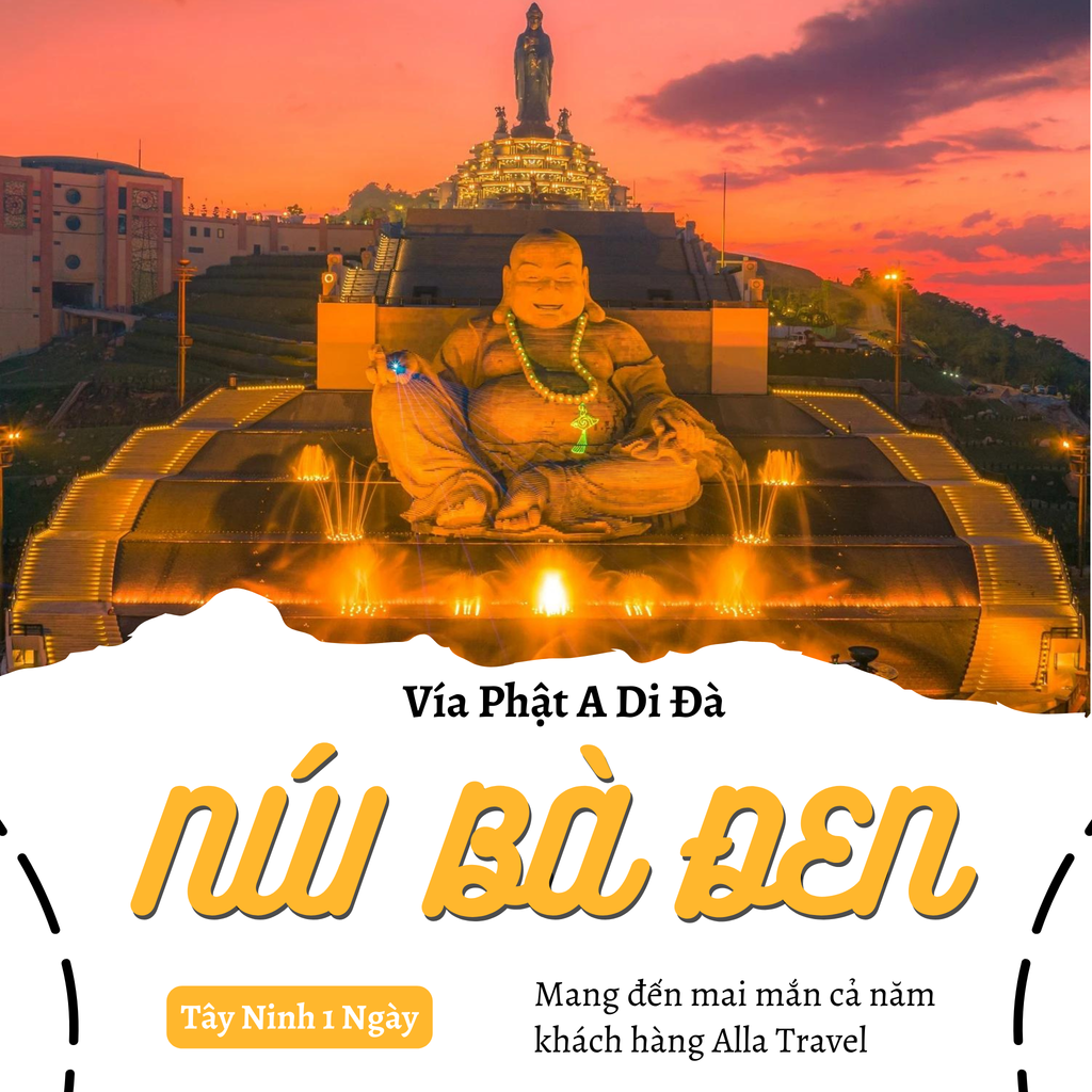 [TÂY NINH]  VIẾNG NÚI BÀ ĐEN | PHẬT DI LẠC | VƯỜN NHO ĐEN 1 NGÀY