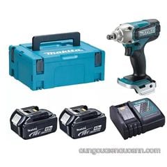 Máy siết bu lông dùng pin 18V Makita DTW190RFJX