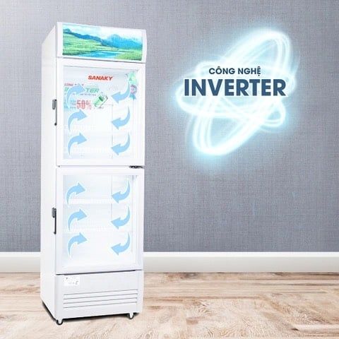 Tủ Mát Inverter VH 358W3L Dàn Nhôm 350 Lít