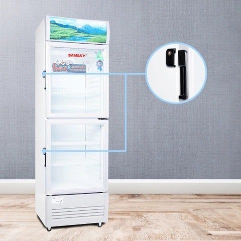 Tủ mát inverter VH 218W3L Low-E 170 Lít, 2 cánh trên dưới