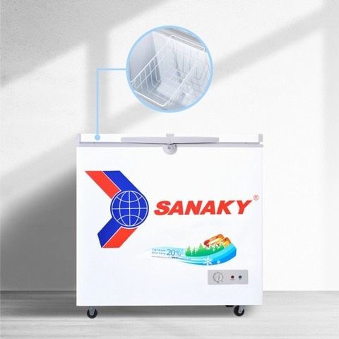 Tủ đông Sanaky VH 2299A1, 175 lít, 1 ngăn, dàn đồng