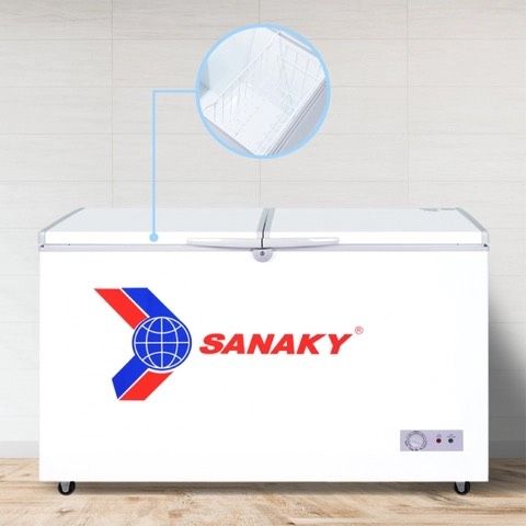 Tủ đông Sanaky VH 365A2, 270 lít 1 ngăn đông, dàn lạnh nhôm