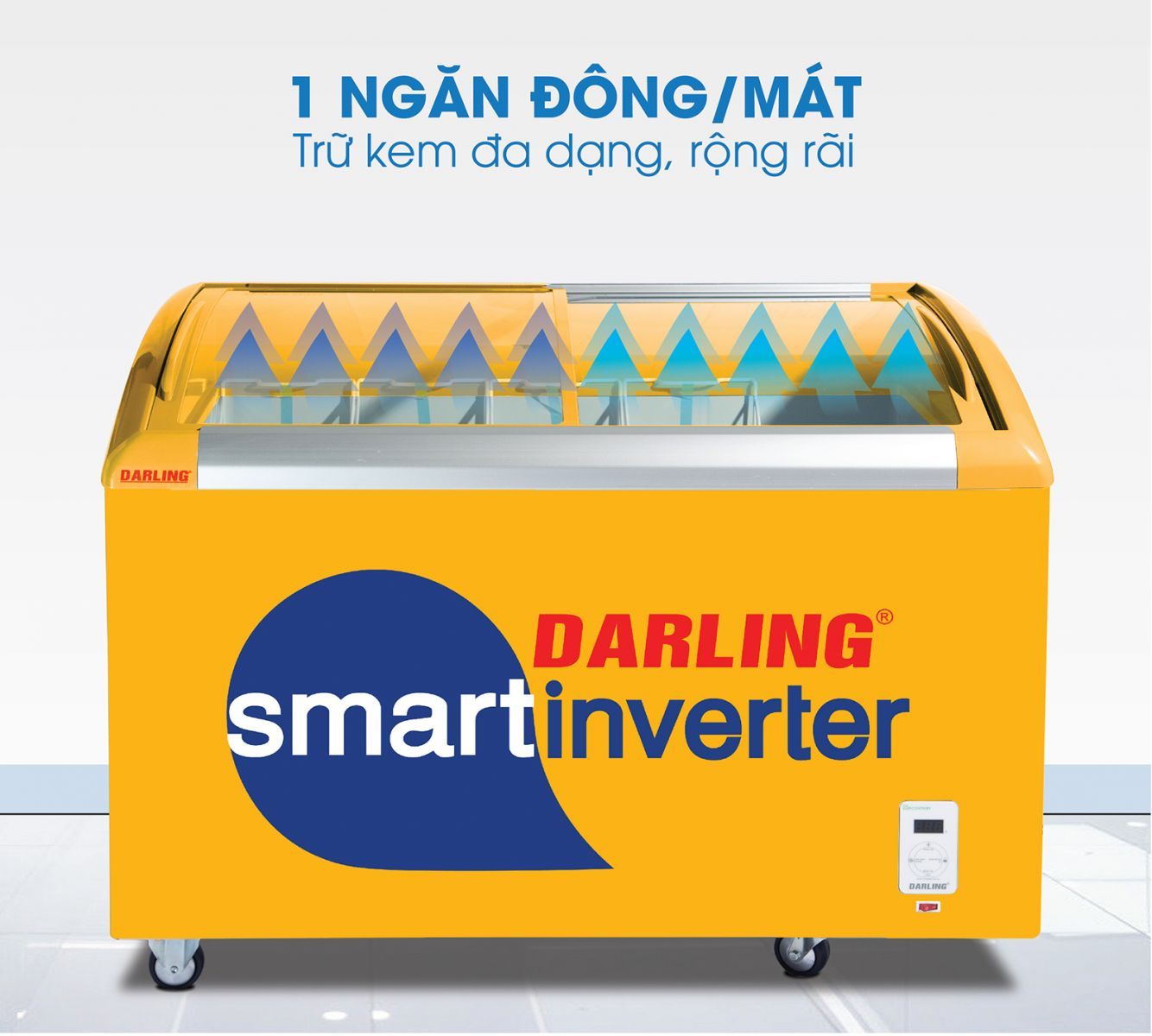 TỦ KEM THÔNG MINH DMF-5079ASKI (Yellow) - INVERTER