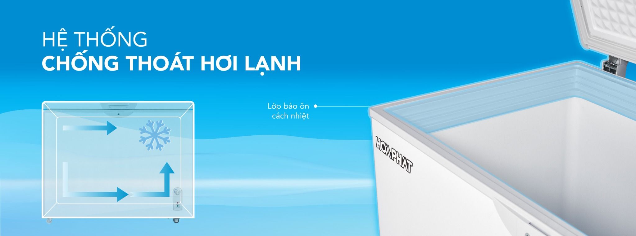 Tủ đông HPF BD8245 Inverter Hòa Phát