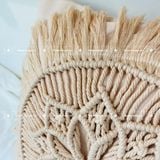  VỎ GỐI MACRAME MẶT TRỜI 