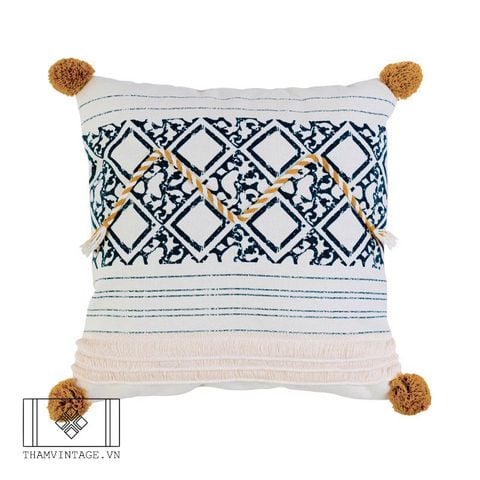  VỎ GỐI DỆT THÔ THỔ CẨM 