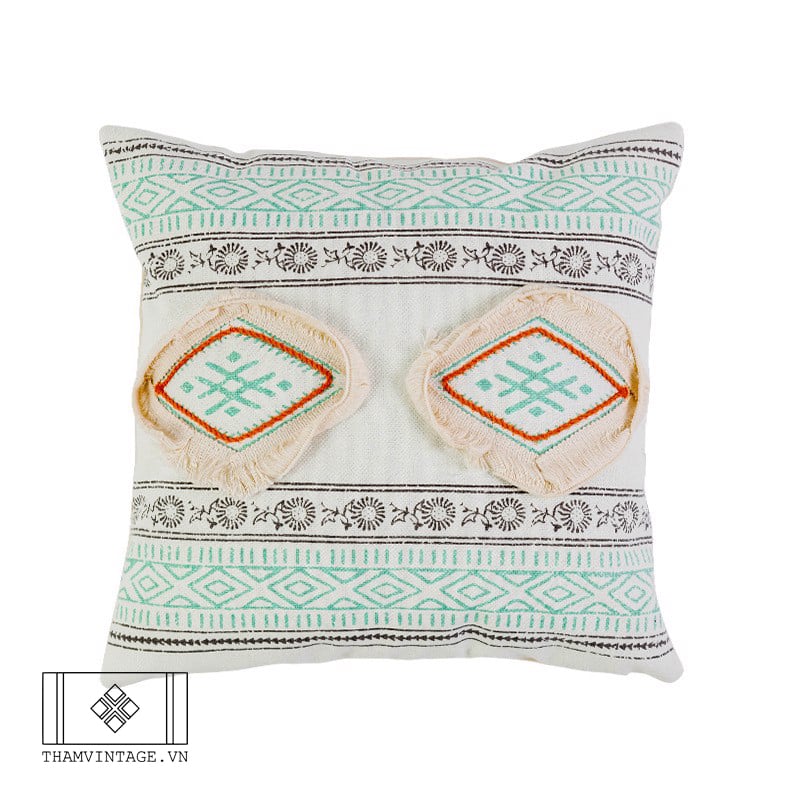  VỎ GỐI DỆT THÔ THỔ CẨM 