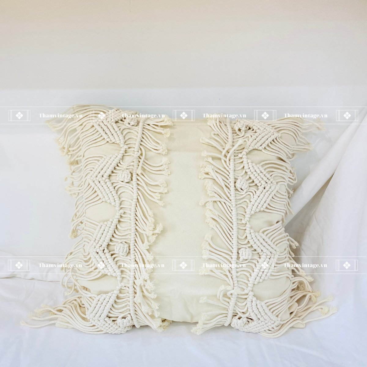  VỎ GỐI MACRAME TUA RUA 