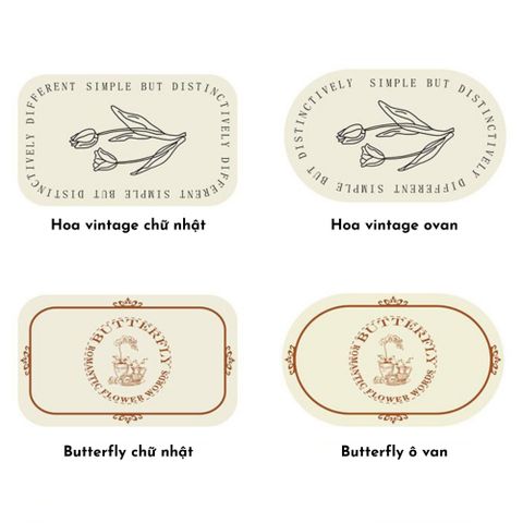  THẢM CHÂN HOẠ TIẾT VINTAGE 