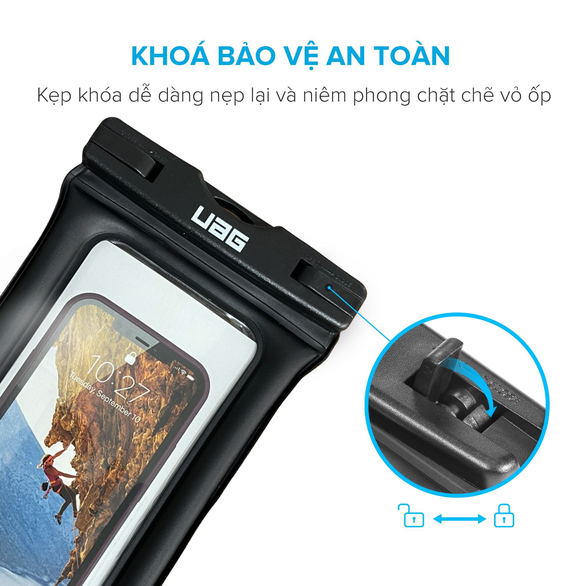  Combo phụ kiện UAG (Túi chống nước + Túi canvas + Nón) 