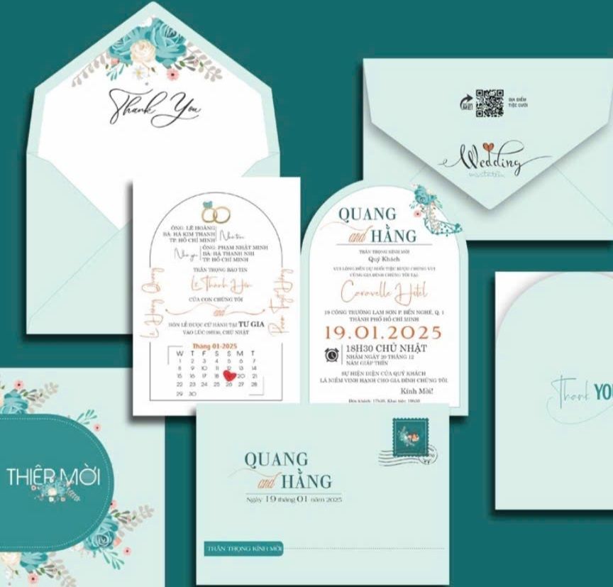 In thiệp cưới giá rẻ - sang trọng - chất lượng tại hà nội