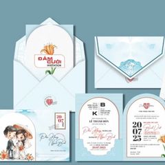 In thiệp cưới theo yêu cầu đẹp - giá rẻ tại hà nội