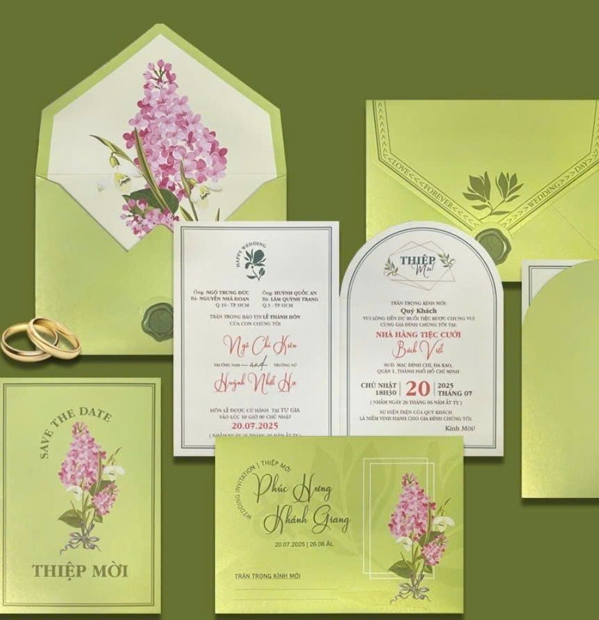 Dịch vụ in thiệp cưới giá rẻ tại hà nội