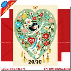 Những mẫu thiệp 20/10 đẹp nhất năm nay