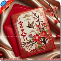 Địa chỉ làm thiệp tết 2025 in logo công ty