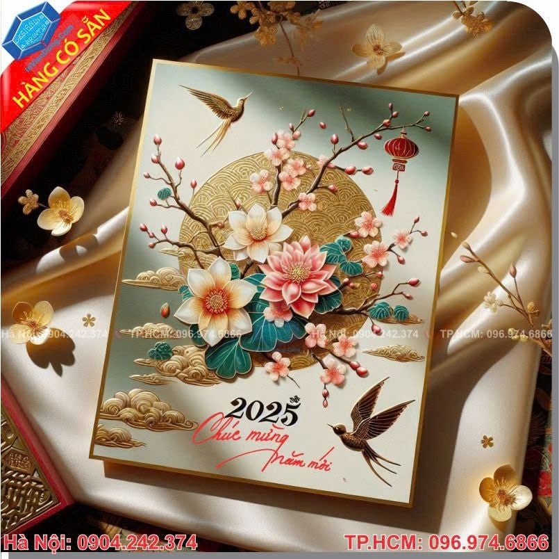 Xưởng sản xuất thiệp tết 2025 giá rẻ - chất lượng