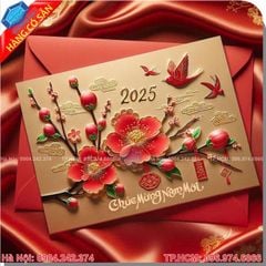 Đặt in thiệp tết 2025 số lượng lớn - giao hàng nhanh chóng