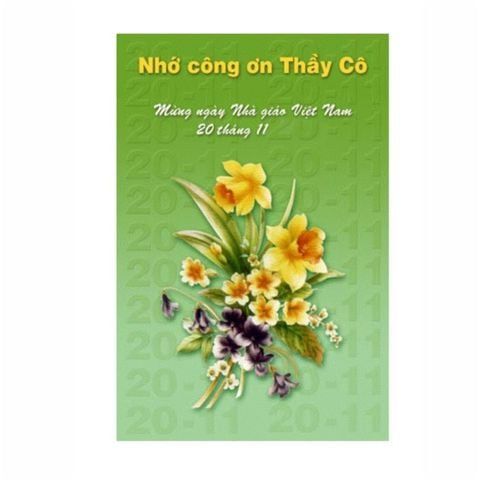 Mẫu thiệp ngày Nhà giáo Việt Nam năm nay