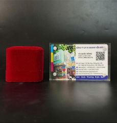 Hộp trang sức vải nhung cao cấp - thiết kế riêng