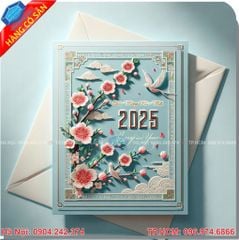 Những loại thiệp tết 2025 mới - giá rẻ - độc đáo