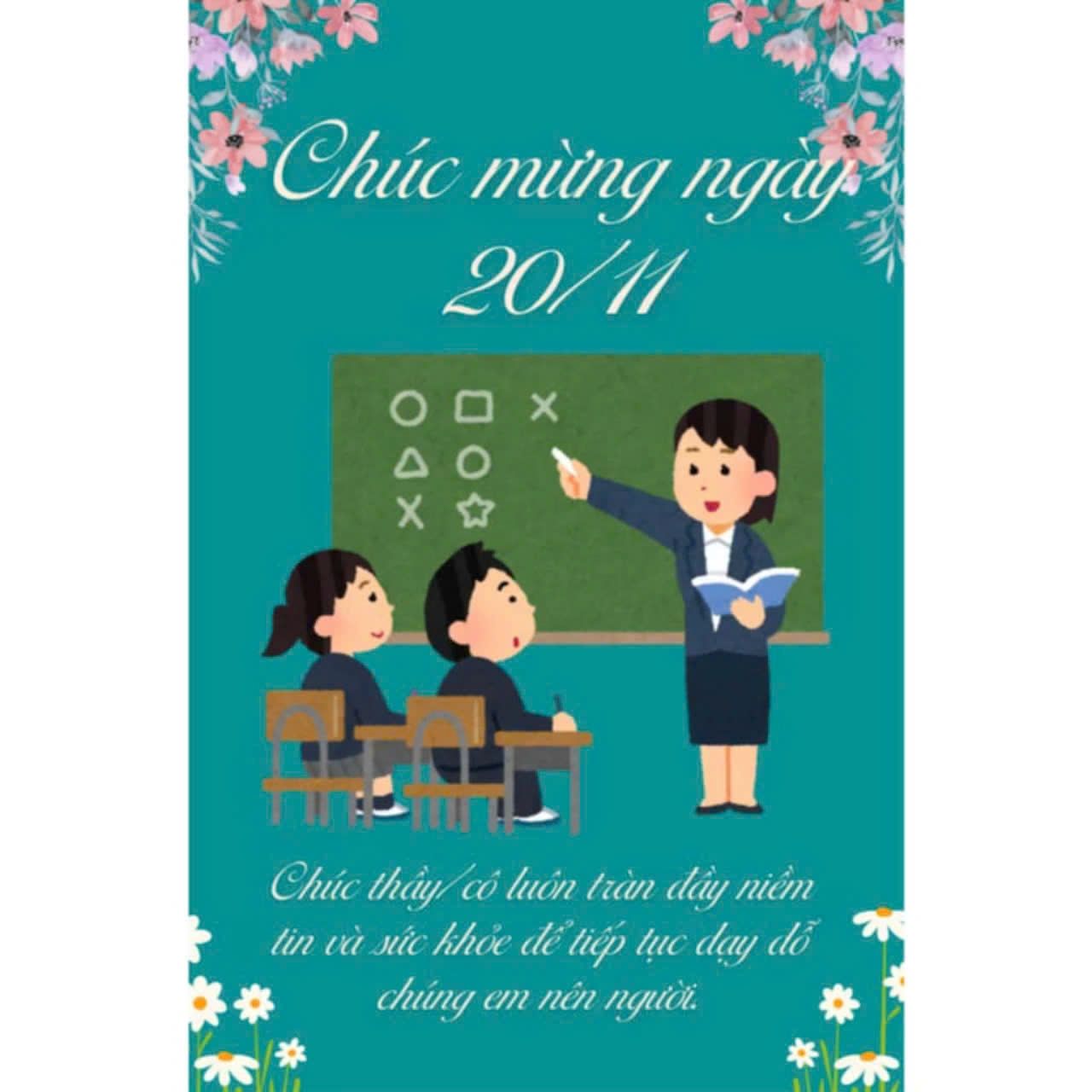 Thiệp 20/11 có sẵn - giá rẻ - lấy nhanh