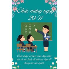 Thiệp 20/11 có sẵn - giá rẻ - lấy nhanh