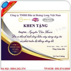 In chứng chỉ lấy ngay tại Ba Đình