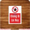 In Decal Dán Cảnh Báo Phòng Chống Covid-19 Lấy Ngay