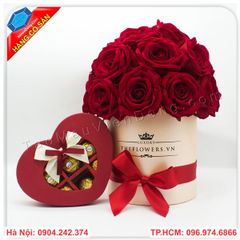 Hộp đựng hoa valentine 14/2 cao cấp tại Hà Nội