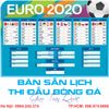 In lịch thi đấu bóng đá Euro 2020 Lấy Ngay