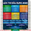 IN LỊCH THI ĐẤU BÓNG ĐÁ  EURO - WORLD CUP - COPA MỚI NHẤT