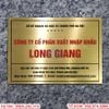 Làm Biển Công Ty Inox Lấy Ngay Giá Rẻ Tại Hà Nội