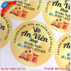 In decal dán hoa quả nhanh, giá rẻ nhất Hà Nội