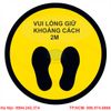 ĐỊA CHỈ BÁN TẤM DECAL BÀN CHÂN GIÃN CÁCH PHÒNG CHỐNG COVID-19 CÓ SẴN GIÁ RẺ