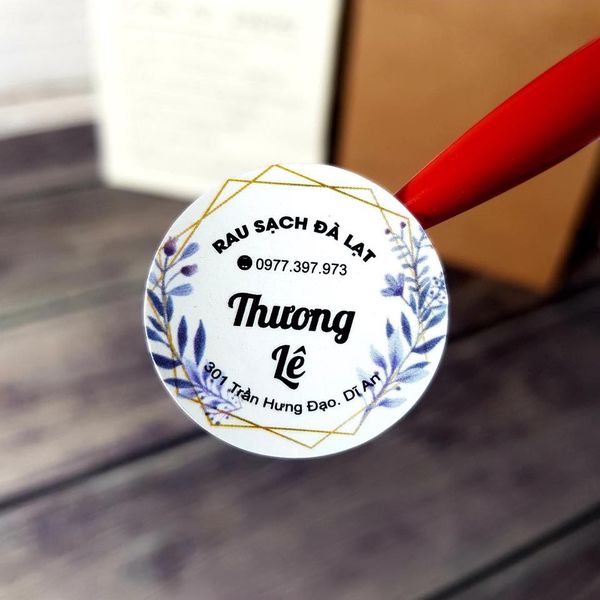 IN TEM DÁN DECAL – Túi & Hộp Qùa Tặng + In Card Tem Nhãn Lấy Ngay