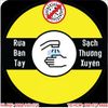 Bán decal dán cảnh báo phòng chống covid-19 có sẵn