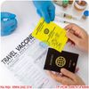 Vỏ da đựng passport miễn dịch covid