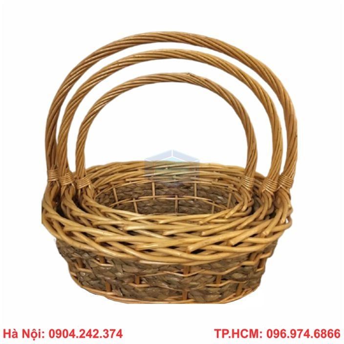 Giỏ tre gói quà tết ở đâu – Túi & Hộp Qùa Tặng + In Card Tem Nhãn Lấy Ngay