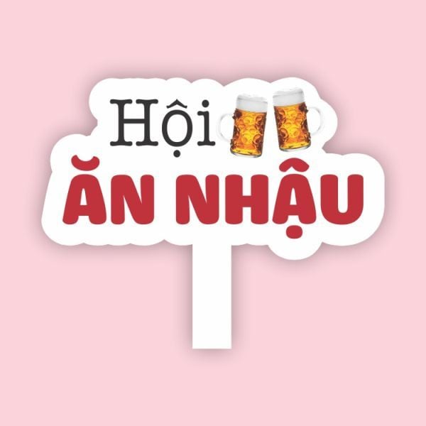 Bán sẵn hashtag cầm tay đám cưới