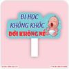 Hashtag cầm tay trường học.