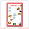 Địa chỉ thiết kế nhiều mẫu menu giá rẻ