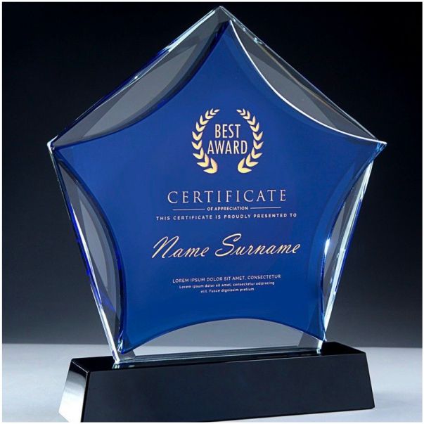 Biểu trưng pha lê có sẵn