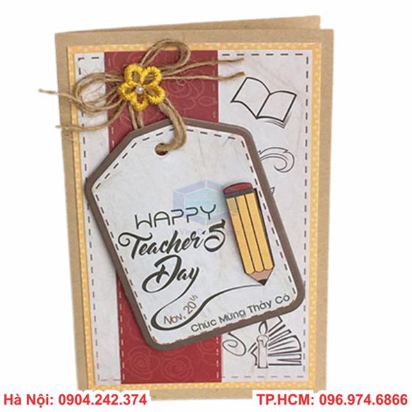 Cách làm thiệp 2011 bằng giấy a4 ý nghĩa tặng thầy cô  Học May