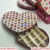 Hộp trái tim đựng socola valentine