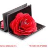 Hộp quà hoa hồng đựng nhẫn