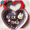 Hộp trái tim đựng socola valentine