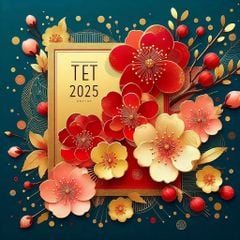 Xưởng in thiệp Tết 2025