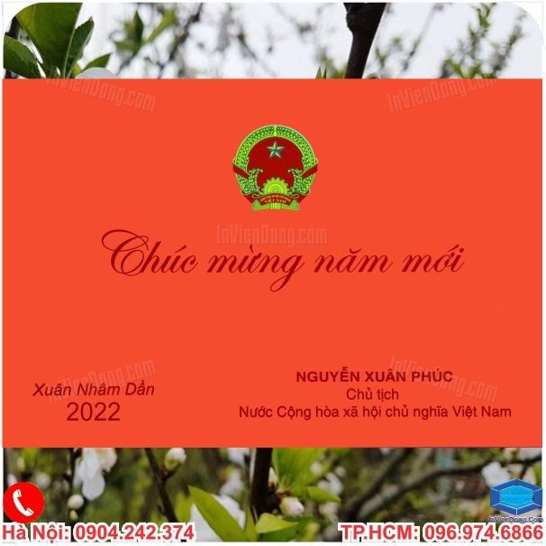 In Thiệp Tết Hà Nội - Tây Sơn